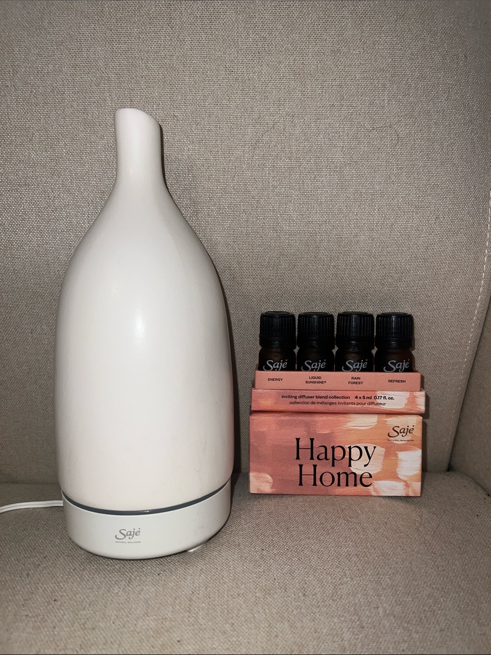 Saje Diffuser + Essential oils